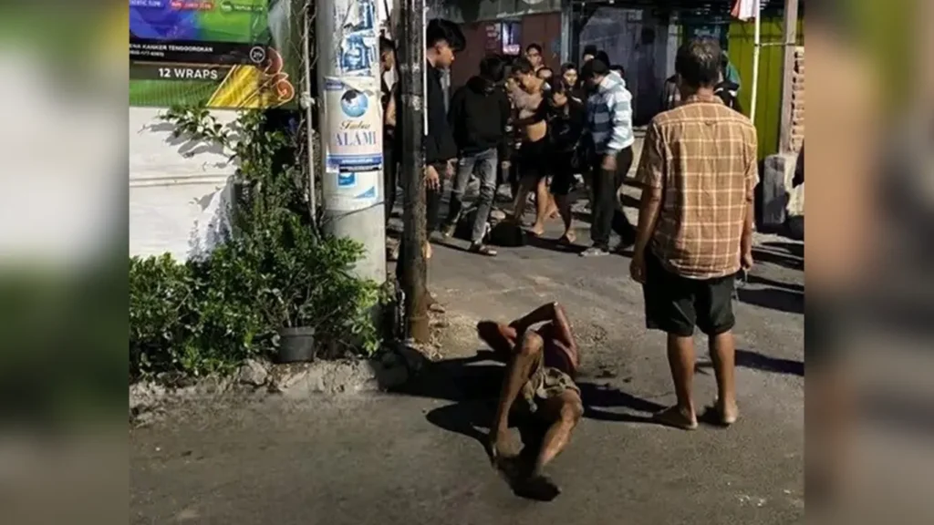 Motor Curian Mogok, Dua Tersangka Curanmor di Surabaya Diamuk Massa