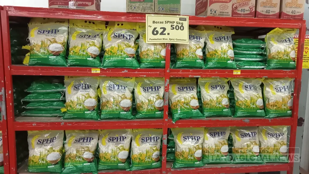 Sidak Toko Modern Kediri, Stok Beras Aman