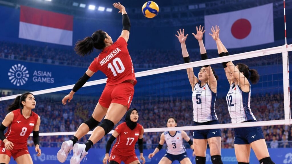 Jadwal Siaran Langsung Timnas Voli Putri Indonesia Vs Jepang di Asian Games 2026